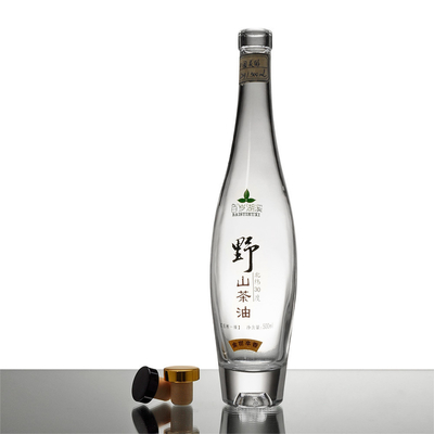 500 ml Getränke-Glasflasche mit Verschluss aus Super-Flint-Glasmaterial