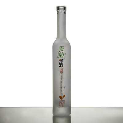 375 ml 500 ml Frostglasflasche mit Etikettendruck und kostenloser Probe angeboten