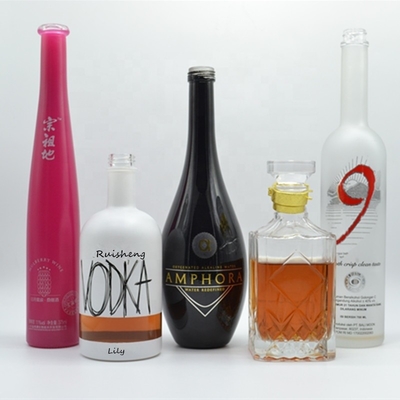 Halsbandmaterial Glas 700 ml leere Olivenölflasche mit Zertifizierung und dickem Boden