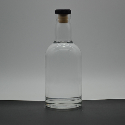 500 ml Glas-Alkoholflaschen mit gefrorener/transparenter/farbiger Farbe