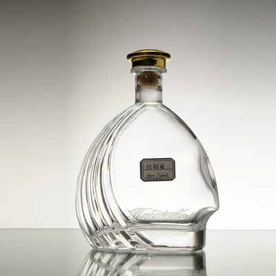700 ml Super Flint Glasmaterial Whisky Flasche für klaren Wodka Sprites Leer