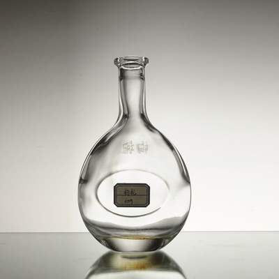700 ml Super Flint Glasmaterial Whisky Flasche für klaren Wodka Sprites Leer