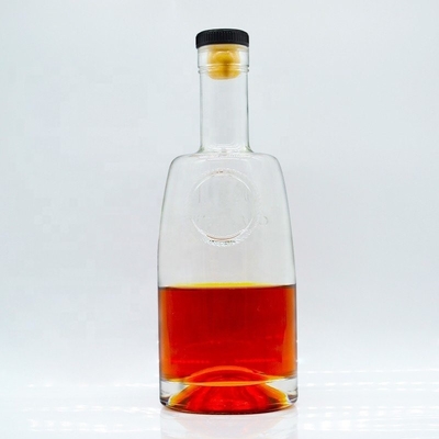 Mahlzeitliche leere Flasche 1L Wodka Glasflasche mit einzigartigem Design Expressversand