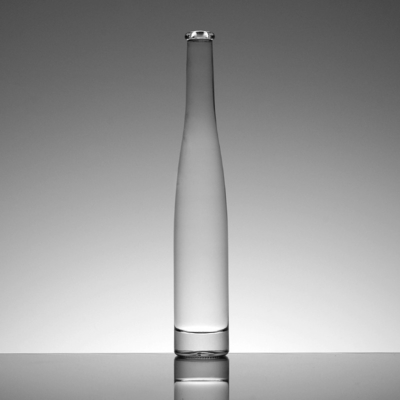 Individuelle Kristallglas-Flasche aus Italien mit Korkdichtung