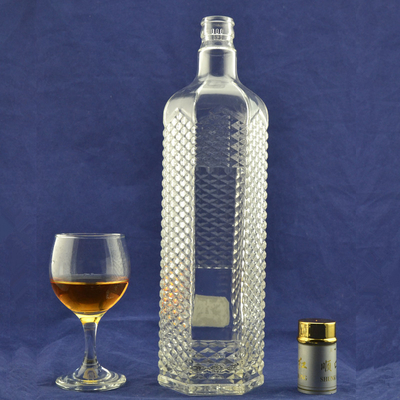 Alkoholflasche mit Korkkappen 1 Liter Fassungsvermögen