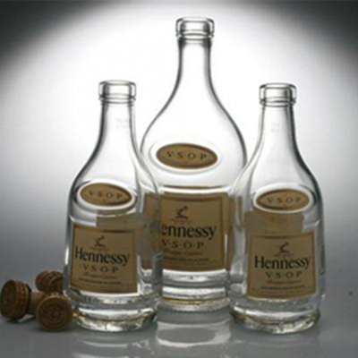 Durchsichtige, schicke, einzigartige Glasflasche mit 750 ml Kappe, SGS-zertifiziert