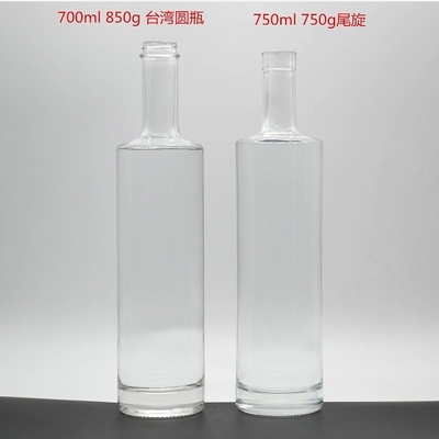 Elektronischer Wodka-Stoff mit hochwertiger OEM/ODM 750 ml Whisky-Glasflasche