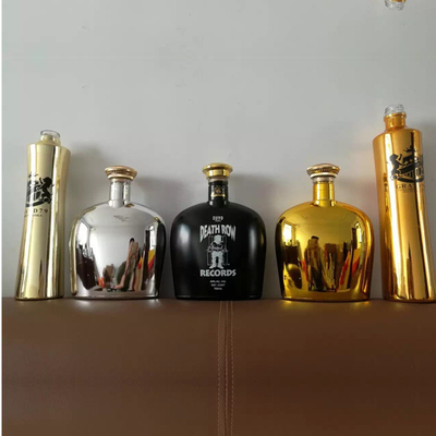 Elektronischer Wodka-Stoff mit hochwertiger OEM/ODM 750 ml Whisky-Glasflasche