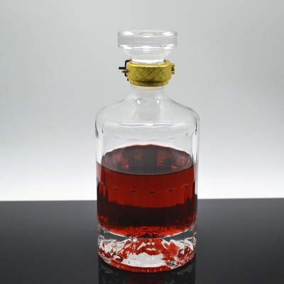 Super Flint Glasmaterial Runde Flaschen 0,5 L/500 ml/700 ml für Whisky in End Spirituosen