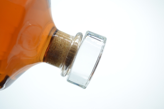 Custom 500ml 700ml 750ml Leere Flasche mit Glaskork für Wodka