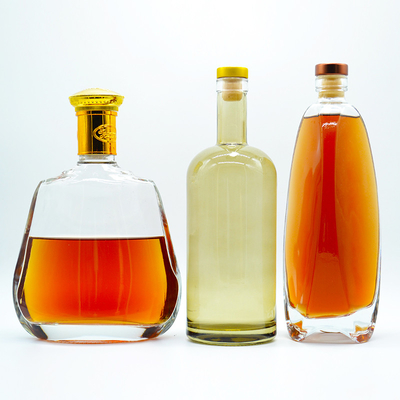 Super Flint Glasmaterial 700 ml Spirituosenflasche für Druckbildschirm