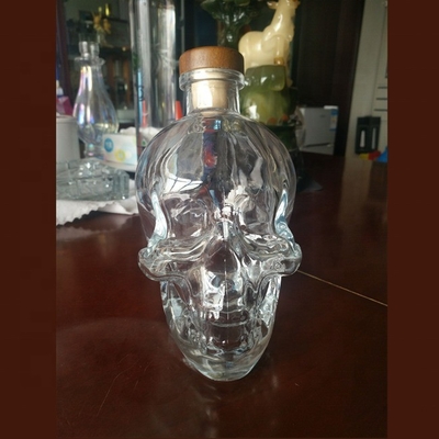 Decal 1000 ml Oberflächenbehandlung Schädel Glasflasche für Spirit Bong