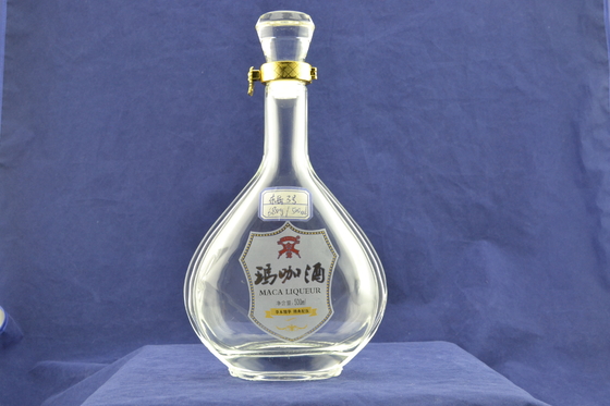 Durchsichtige 750 ml leere Ciroc-Wodka-Glasflaschen Botella mit durchsichtiger Gestaltung