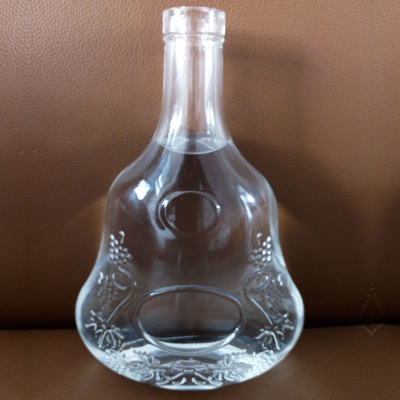 Super Flint 500ml 700ml 750ml Brandy Liquor Glas Weinflaschen mit und Fashion Design