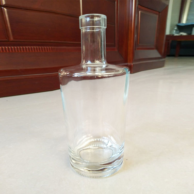 Individuell 500 ml Transparente Einzigartiges Glas Liquor Wein Whisky Wodka Tequila Flasche