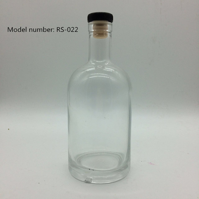 Glaskragen 750 ml Super Flint Rum leere Flasche für den Transport von Getränken
