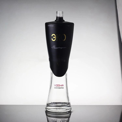Whisky Custom Design Glasflasche 750 ml Flip Top Wodka Flasche mit Expressversand