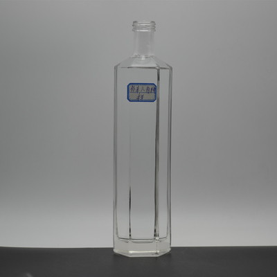 Whisky Custom Design Glasflasche 750 ml Flip Top Wodka Flasche mit Expressversand