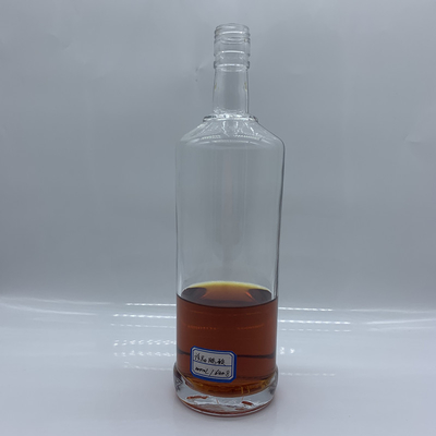Industriegetränke 1L Glasflasche mit langem Hals und Whisky-Kork