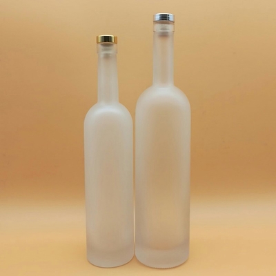 750 ml klare Glasflaschen für Wodka Whisky Spirituosen Alkohol