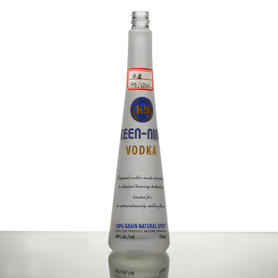 500 ml 700 ml 750 ml runde leere Glasflasche mit Korken aus Super Flint Glasmaterial