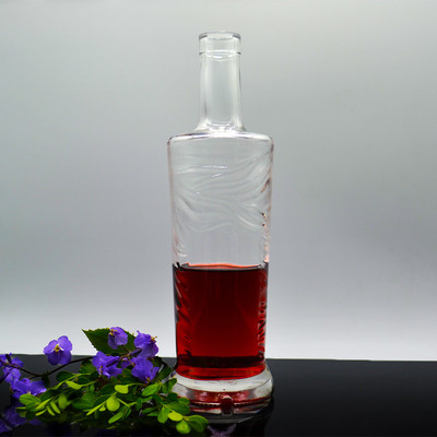OEM/ODM akzeptabel 1 Liter Glasflasche für Alkohol Whisky Gin Tequila von Professional