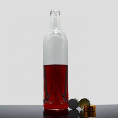 Super Flint Glas Korkendichtung Typ 750 ml Wodka Whisky Sherry Whiskey Wein Glasflaschen