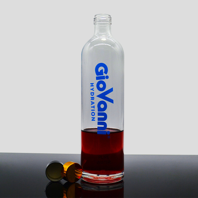 Halsband Material Super Flint Glas Anpassen 750ml Glas Flaschen für Kaffee