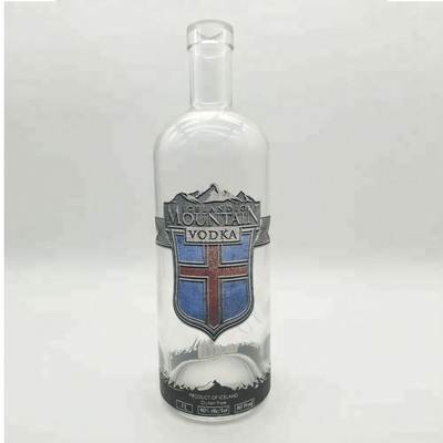 Super Flint Glaskragen 750 ml Wodka Flaschen mit Schraubverschluss