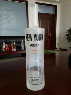 Super Flint Glaskragen 750 ml Wodka Flaschen mit Schraubverschluss