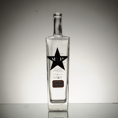 Decal Oberfläche Handling klare Glasflasche für russische Wodka zu erschwinglichen Preisen