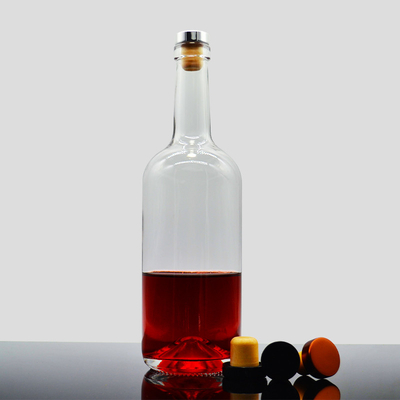 Super Flint Glasmaterial 500ml 750ml 1000ml Wodka Glasflasche Gin Flasche für Sie