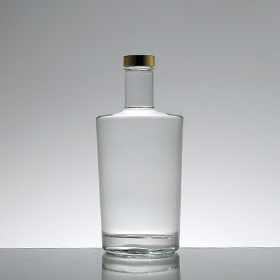 Gravierter Super Flint Glas Alkohol Jar 750ml Schüttgetränke Glasflasche mit Korken 1 Liter