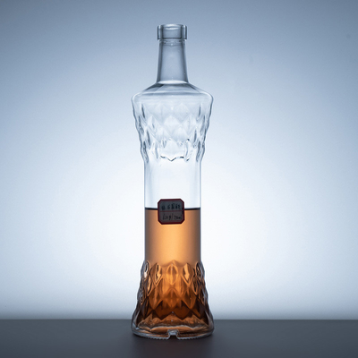 OEM/ODM akzeptable Super Flint Material Glasflasche für maßgeschneiderte Liquor