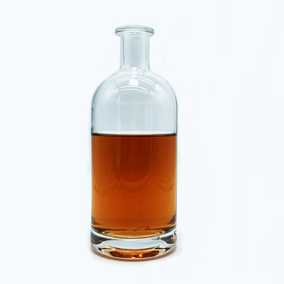 700 ml einzigartige Glasflasche für XO/Brandy Super Flint Glasmaterial und Crown Cap
