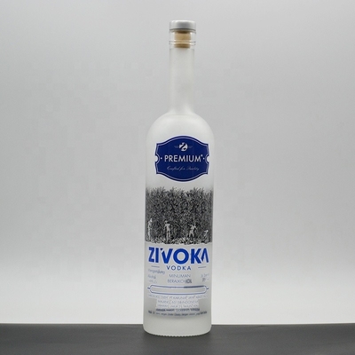 700 ml einzigartige Glasflasche für XO/Brandy Super Flint Glasmaterial und Crown Cap