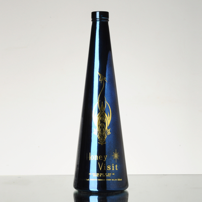 Super Flint Glasmaterial 750 ml Wodka Glasflaschen für Shandong Yuncheng angepasst