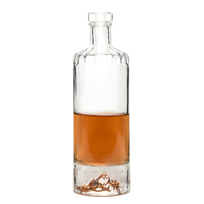 Custom Design 750 ml Glas Flasche mit einzigartiger Form und Guala Versiegelung