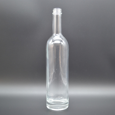 200 ml Quadratglasflasche für den Alkoholverkauf Super Flint Glasmaterial Oberflächenbehandlung