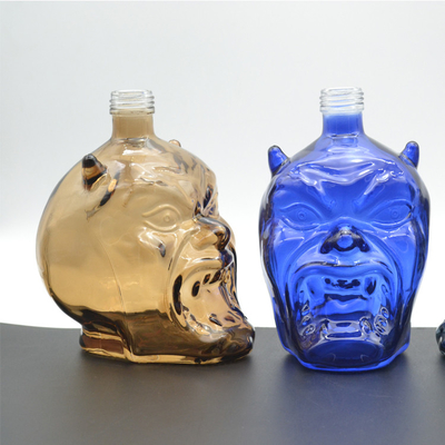 Custom Logo Druck 50 ml Mini Glasflasche für Patron Tequila Massenmenge 50cl 750ml Gin Wodka