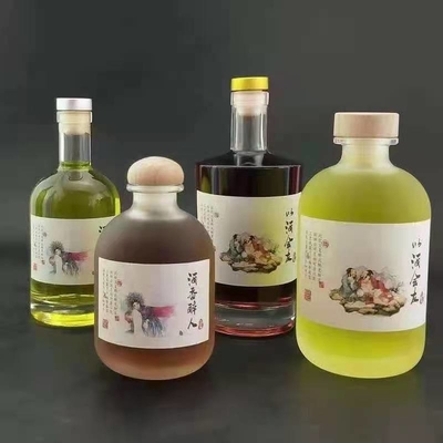 Super Flint Glas 250 ml 300 ml 350 ml 750 ml 1l klare Glas Flaschen mit Tequila