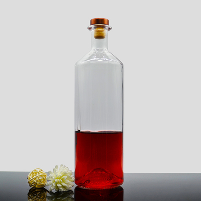 750 ml 700 ml Glas Whisky-Wodka-Flasche mit TUV-Standard und Heißstempel
