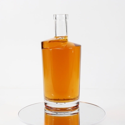 Decal Oberflächenbehandlung 750 ml Liquor Glasflasche für individuelle Form Schulter Rotation