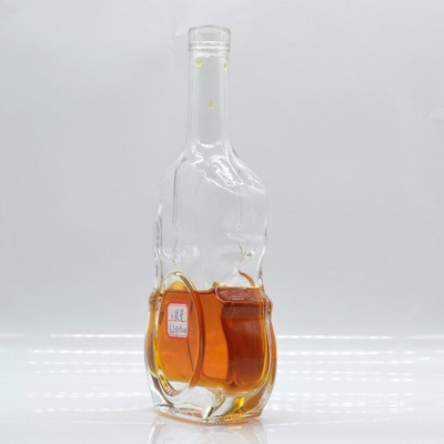 Big Good 700ml 750g transparente Glasverpackung für besondere Form Violin Schädel Flasche