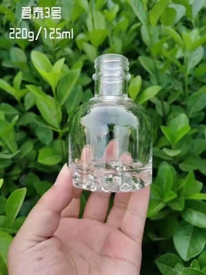 Halsband Material Super Flint Glas 750 ml Whisky Wodka Liköröl Flaschen mit Korkkappe
