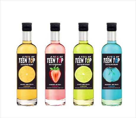 Super Flint Glaskragen Whiskey Tequila Wodka Bourbon Flasche 375 ml 500 ml 700 ml 750 ml
