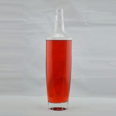 750 ml Glasflasche für Spirituosen Leerer Gin Recycling Rum Whisky Wodka OEM/ODM Akzeptabel