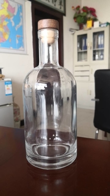 Elektroplattierte Glasflasche für Wodka/Brandy/Whisky 500 ml 700 ml