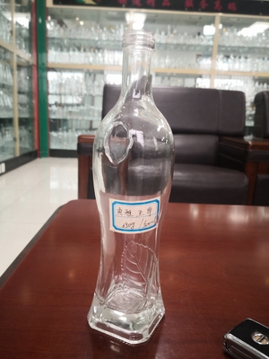 Elektroplattierte Glasflasche für Wodka/Brandy/Whisky 500 ml 700 ml