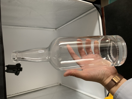 Elektroplattierte Glasflasche für Wodka/Brandy/Whisky 500 ml 700 ml